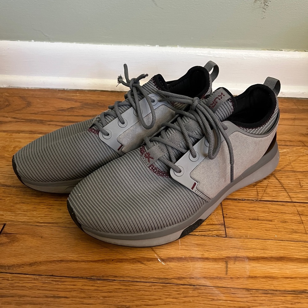 KURU Cloud Atom Sneakers Gray Walking Athletic‎ Men Size 9 Wide